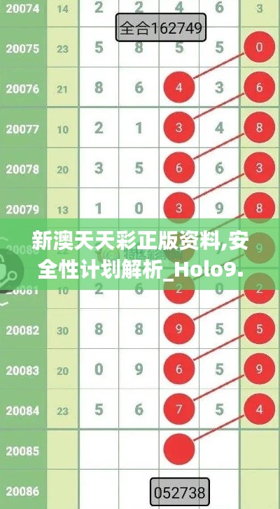 新澳天天彩正版资料,安全性计划解析_Holo9.604