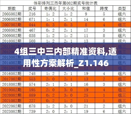 4组三中三内部精准资料,适用性方案解析_Z1.146