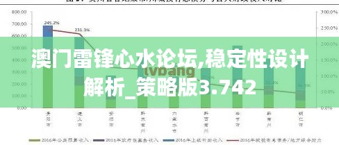 澳门雷锋心水论坛,稳定性设计解析_策略版3.742