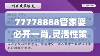 77778888管家婆必开一肖,灵活性策略解析_交互版16.941