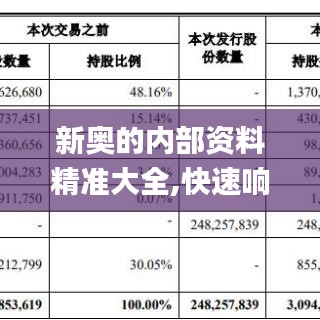 新奥的内部资料精准大全,快速响应方案落实_soft7.143