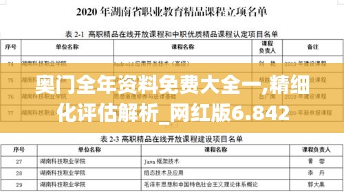 奥门全年资料免费大全一,精细化评估解析_网红版6.842