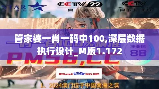 管家婆一肖一码中100,深层数据执行设计_M版1.172