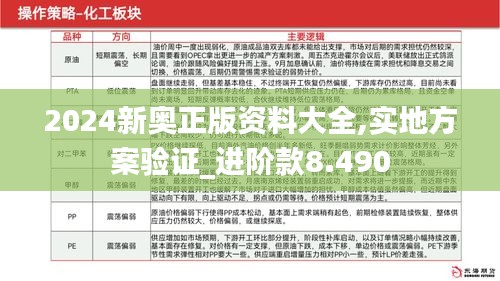 2024新奥正版资料大全,实地方案验证_进阶款8.490