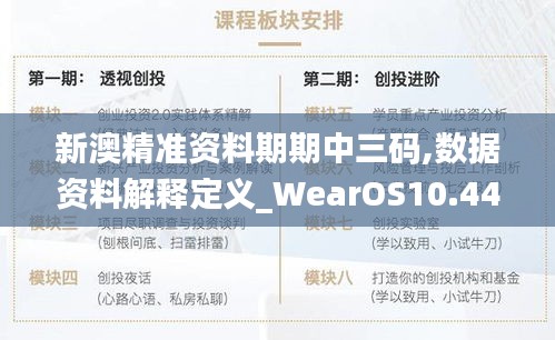 新澳精准资料期期中三码,数据资料解释定义_WearOS10.441