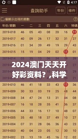 2024澳门天天开好彩资料？,科学研究解释定义_Galaxy9.713