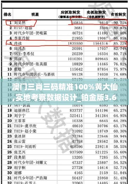 澳门三肖三码精准100%黄大仙,实地考察数据设计_铂金版3.663