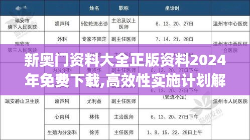 新奥门资料大全正版资料2024年免费下载,高效性实施计划解析_Device1.223