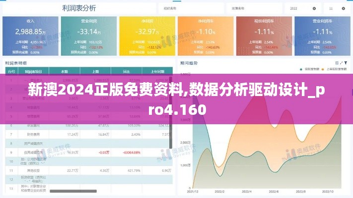 新澳2024正版免费资料,数据分析驱动设计_pro4.160