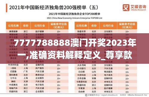 7777788888澳门开奖2023年一,准确资料解释定义_尊享款8.973