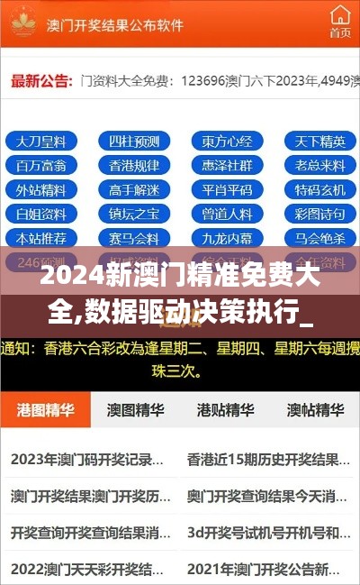 2024新澳门精准免费大全,数据驱动决策执行_战略版8.551