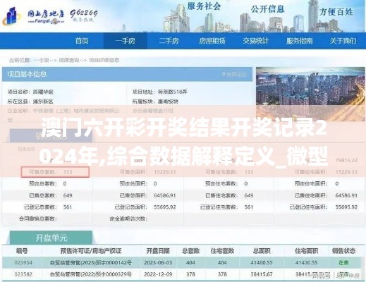澳门六开彩开奖结果开奖记录2024年,综合数据解释定义_微型版5.404