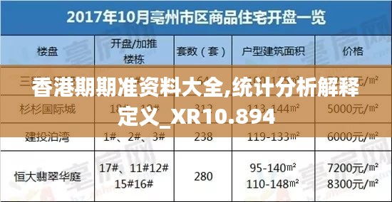 香港期期准资料大全,统计分析解释定义_XR10.894