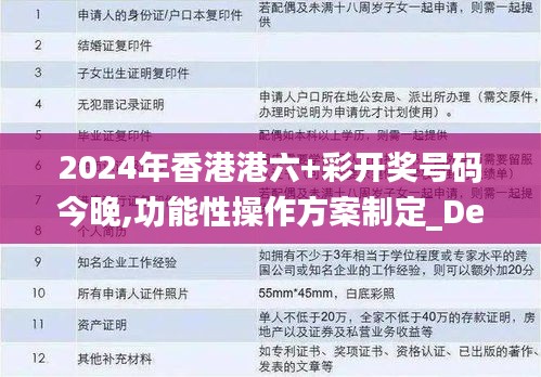 2024年香港港六+彩开奖号码今晚,功能性操作方案制定_Deluxe4.306