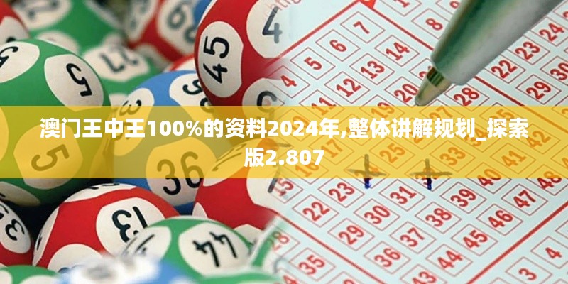 澳门王中王100%的资料2024年,整体讲解规划_探索版2.807