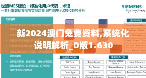 新2024澳门兔费资料,系统化说明解析_D版1.630