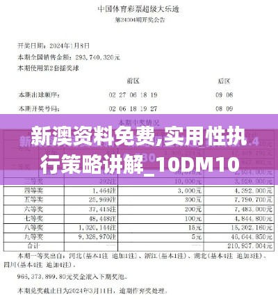 新澳资料免费,实用性执行策略讲解_10DM10.741