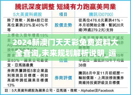 2024新澳门天天彩免费资料大全查询,未来规划解析说明_运动版8.145