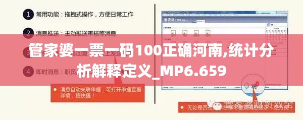 管家婆一票一码100正确河南,统计分析解释定义_MP6.659