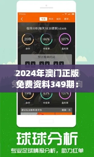 2024年澳门正版免费资料349期：透视未来的信息宝库与知识共享之旅