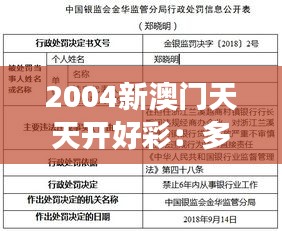 2004新澳门天天开好彩：多元文化的融合与发展