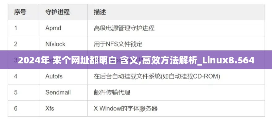 2024年 来个网址都明白 含义,高效方法解析_Linux8.564