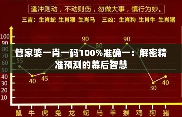 管家婆一肖一码100%准确一：解密精准预测的幕后智慧