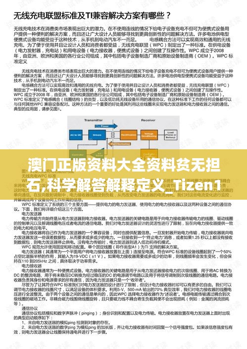 澳门正版资料大全资料贫无担石,科学解答解释定义_Tizen110.610