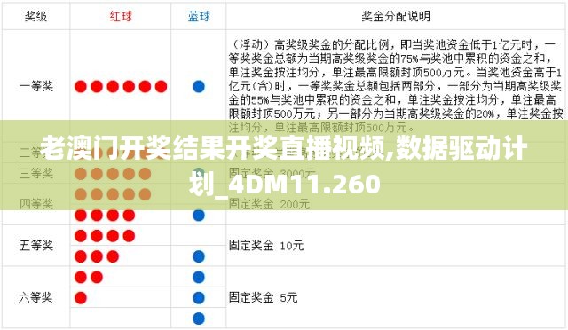 老澳门开奖结果开奖直播视频,数据驱动计划_4DM11.260