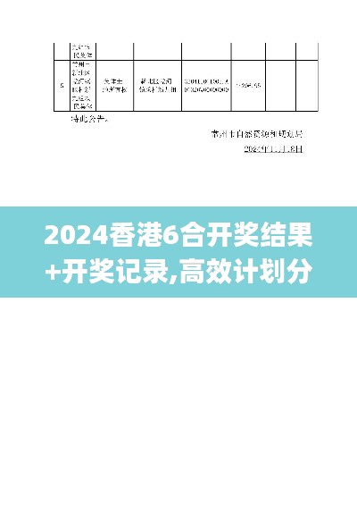 2024香港6合开奖结果+开奖记录,高效计划分析实施_ios7.807