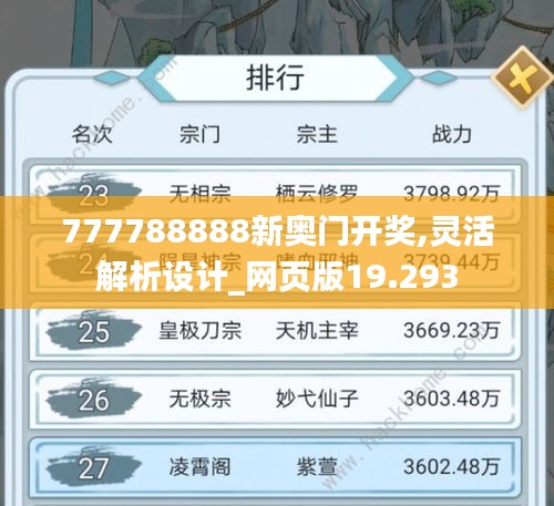 777788888新奥门开奖,灵活解析设计_网页版19.293