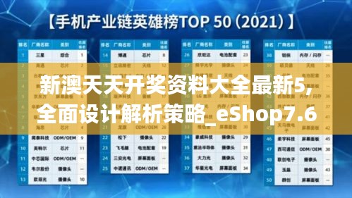 新澳天天开奖资料大全最新5,全面设计解析策略_eShop7.618