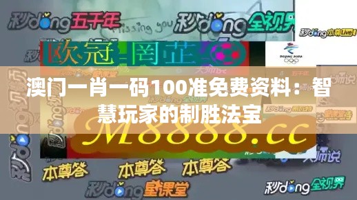 澳门一肖一码100准免费资料：智慧玩家的制胜法宝