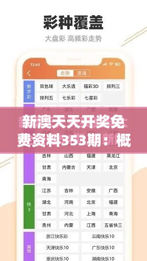 新澳天天开奖免费资料353期：概率预测指南