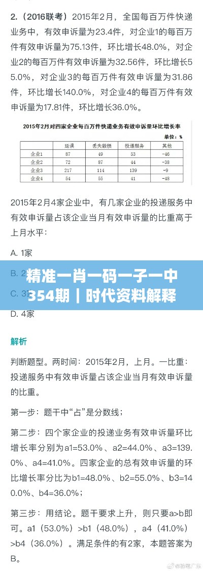 精准一肖一码一子一中354期｜时代资料解释落实